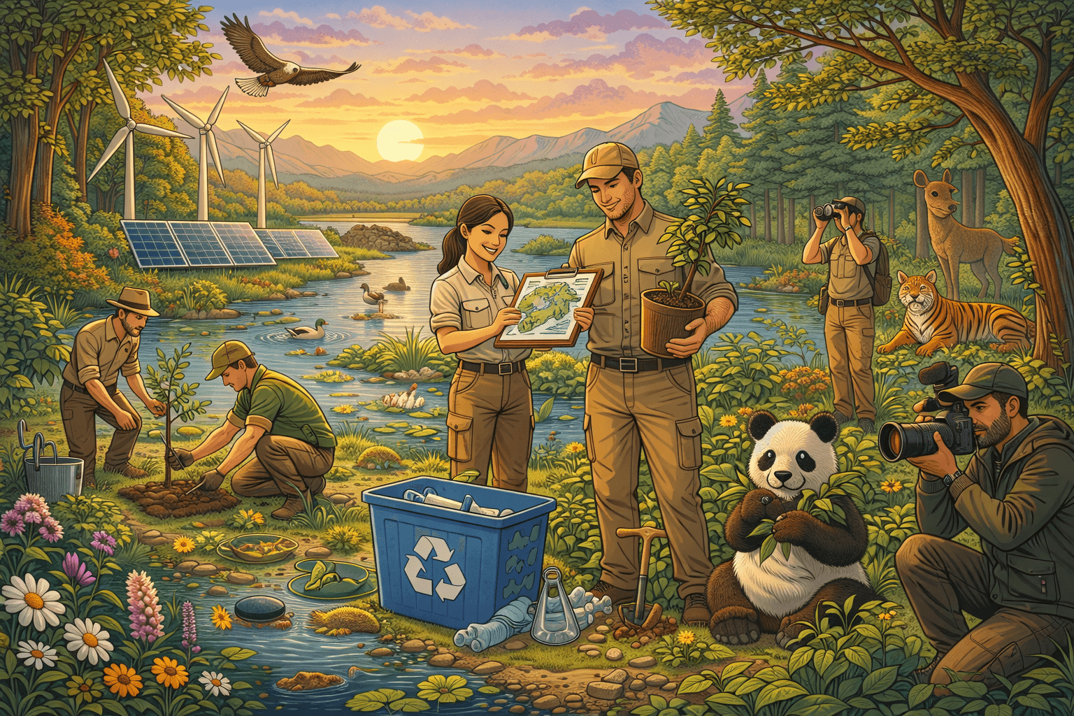 Chasse au trésor Nature & Écologie à imprimer