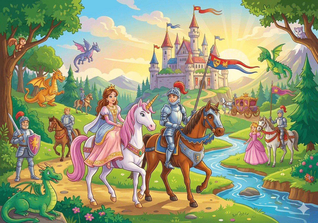 Image mystère Princesses & Chevaliers