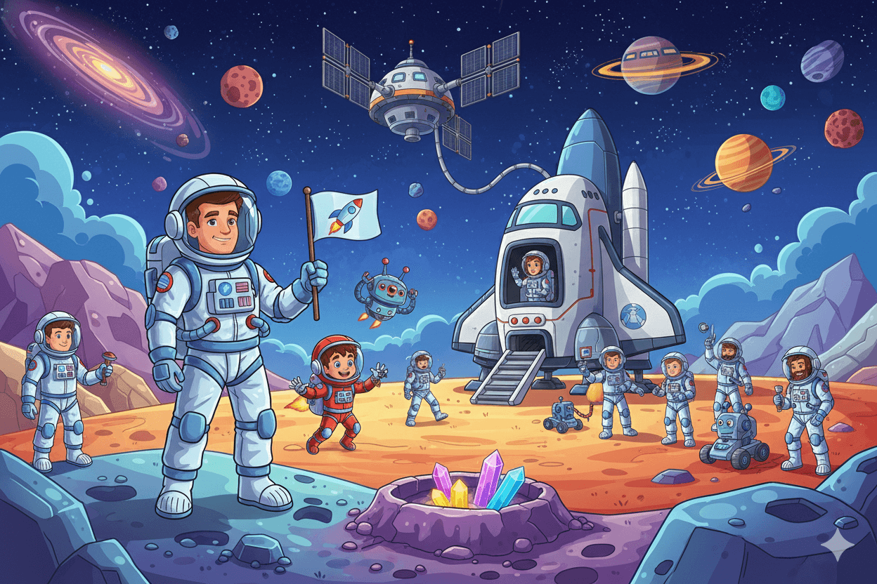 Image mystère Espace & Astronautes